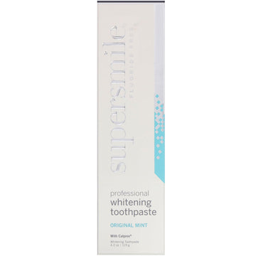Supersmile, Professional Whitening Toothpaste, Fluoride Free, Original Mint, 4.2 oz (119 g)