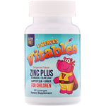 Vitables, Zinc Plus for Children, Tangerine Flavor, 90 Lozenges - The Supplement Shop