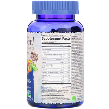 Garden of Life, Organics, Men's Multi 40+, Organic Berry, 120 Vegan Gummy Drops