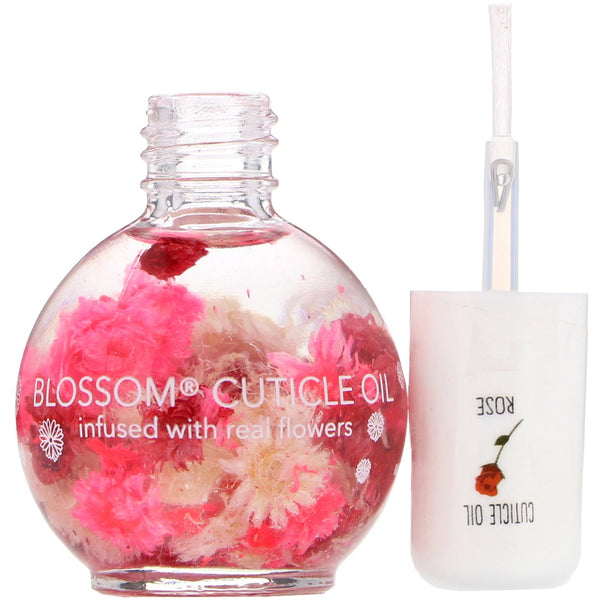 Blossom, Cuticle Oil, Rose, 0.42 fl oz (12.5 ml) - The Supplement Shop