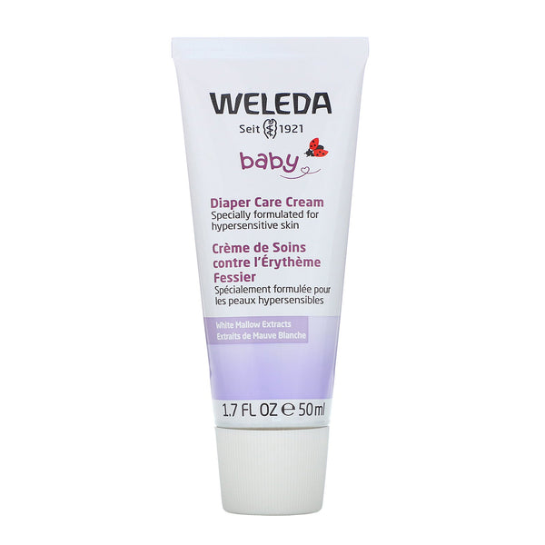 Weleda, Baby, Diaper Care Cream, White Mallow Extracts, 1.7 fl oz (50 ml) - The Supplement Shop