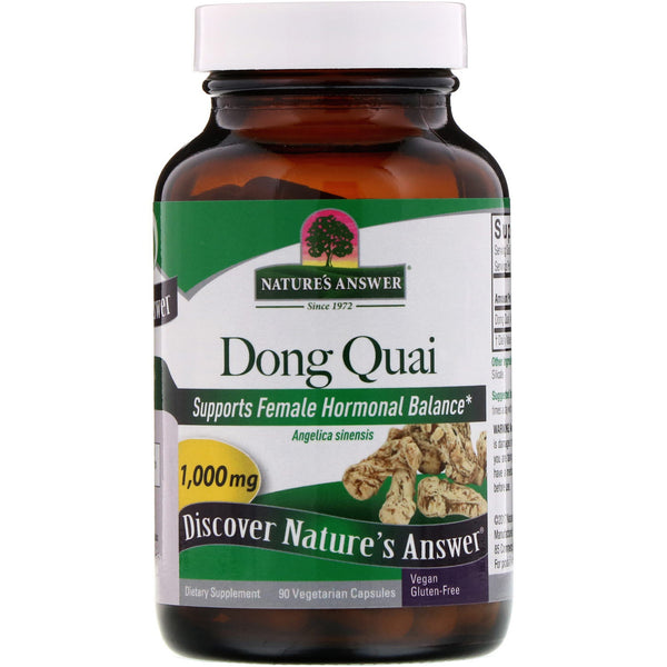 Nature's Answer, Dong Quai, 1,000 mg, 90 Vegetarian Capsules - The Supplement Shop