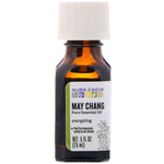 Aura Cacia, Pure Essential Oil, May Chang, .5 fl oz (15 ml) - The Supplement Shop