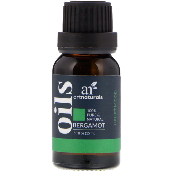 Artnaturals, Bergamot Oil, .50 fl oz (15 ml) - The Supplement Shop