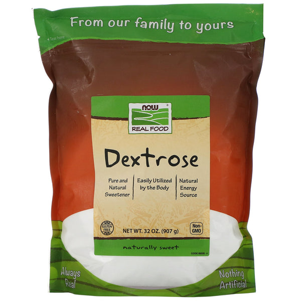 Now Foods, Real Food, Dextrose, 32 oz (907 g) - The Supplement Shop
