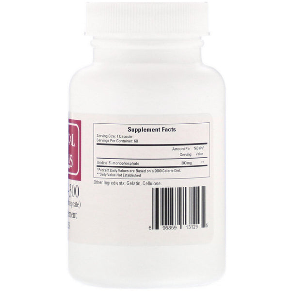 Ecological Formulas, Uridine-300, 60 Capsules - The Supplement Shop