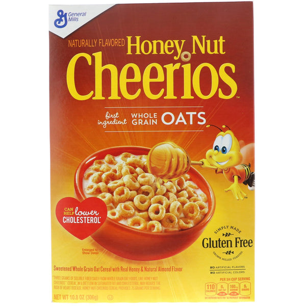 General Mills, Honey Nut Cheerios, 10.8 oz (306 g) - The Supplement Shop