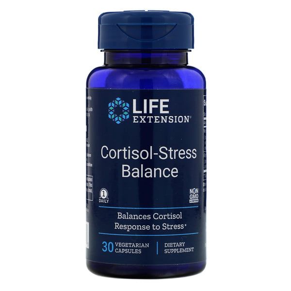 Life Extension, Cortisol-Stress Balance, 30 Vegetarian Capsules - The Supplement Shop
