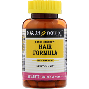Mason Natural, Extra Strength Hair Formula, 60 Tablets