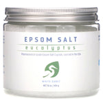 White Egret Personal Care, Epsom Salt, Eucalyptus, 16 oz (454 g) - The Supplement Shop