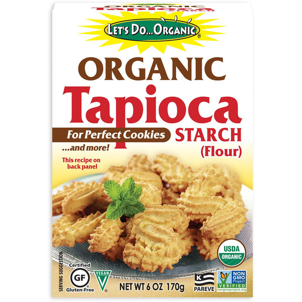 Edward & Sons, Let's Do Organic, Organic Tapioca Starch (Flour), 6 oz (170 g) - The Supplement Shop
