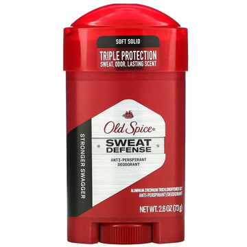 Old Spice, Sweat Defense Anti-Perspirant Deodorant, Soft Solid, Stronger Swagger, 2.6 oz (73 g)