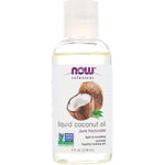 Now Foods, Solutions, Liquid Coconut Oil, Pure Fractionated, 4 fl oz (118 ml) - The Supplement Shop