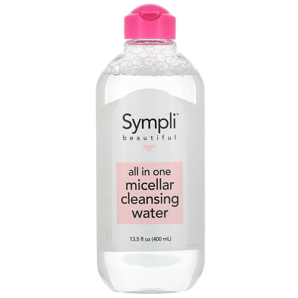 Sympli Beautiful, All In One Micellar Cleansing Water, 13.5 fl oz (400 ml) - The Supplement Shop