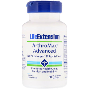 Life Extension, ArthroMax Advanced, NT2 Collagen & ApresFlex, 60 Vegetarian Capsules