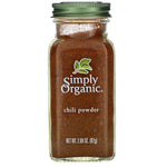 Simply Organic, Chili Powder, 2.89 oz (82 g) - The Supplement Shop