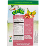 Brothers-All-Natural, Fruit Crisps, Freeze-Dried Strawberries & Bananas, 12 Single-Serve Bags, 0.42 oz (12 g) Each - The Supplement Shop