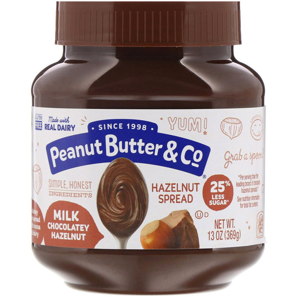 Peanut Butter & Co., Hazelnut Spread, Milk Chocolatey Hazelnut, 13 oz (369 g) - The Supplement Shop