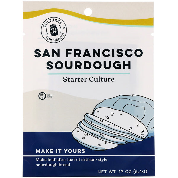 Cultures for Health, San Francisco Sourdough, 1 Packet, .19 oz (5.4 g) - The Supplement Shop