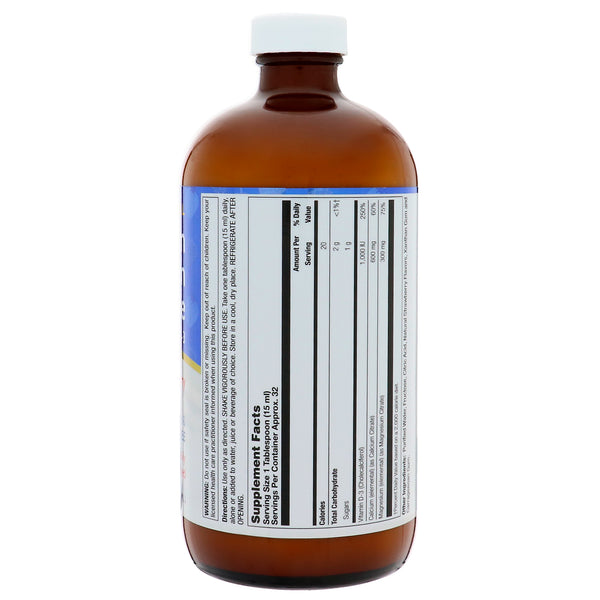 LifeTime Vitamins, Calcium Magnesium Citrate, Strawberry, 16 fl oz (473 ml) - The Supplement Shop