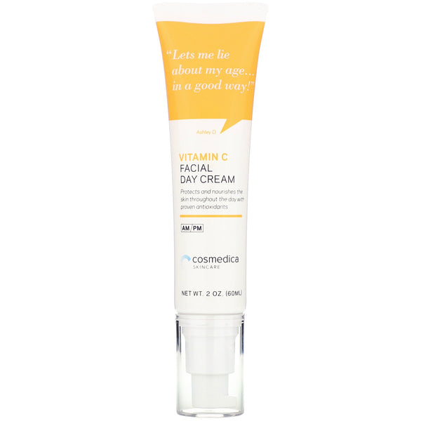 Cosmedica Skincare, Vitamin C Facial Day Cream, 2 oz (60 ml) - The Supplement Shop