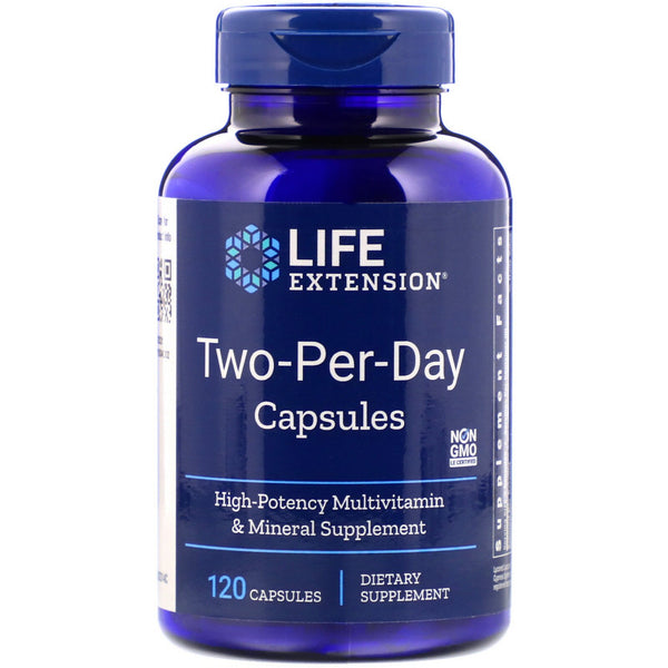 Life Extension, Two-Per-Day Capsules, 120 Capsules - The Supplement Shop