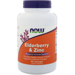 Now Foods, Elderberry & Zinc, 90 Lozenges - The Supplement Shop