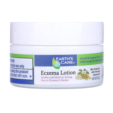 Earth's Care, Eczema Lotion, With Aloe & Almond Oil, 0.42 oz (12 g)