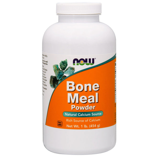 Now Foods, Bone Meal, Powder, 1 lb (454 g) - The Supplement Shop
