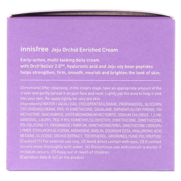 Innisfree, Jeju Orchid Enriched Cream, 1.69 fl oz (50 ml) - The Supplement Shop