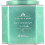Harney & Sons, Peppermint Herbal, Caffeine-Free Herbal, 30 Sachets, 1.9 oz (54 g) - The Supplement Shop