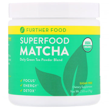 Further Food, Superfood Matcha, 2.65 oz (75 g)