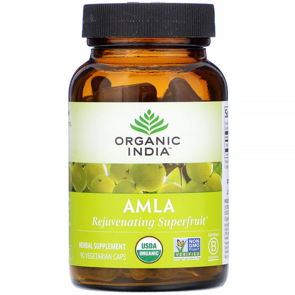 Organic India, Amla, 90 Vegetarian Caps - The Supplement Shop