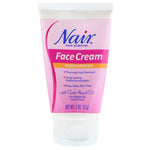 Nair, Hair Remover, Moisturizing Face Cream, For Upper Lip, Chin and Face, 2 oz (57 g) - The Supplement Shop