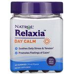 Natrol, Relaxia, Day Calm, Fruit Punch, 60 Gummies - The Supplement Shop