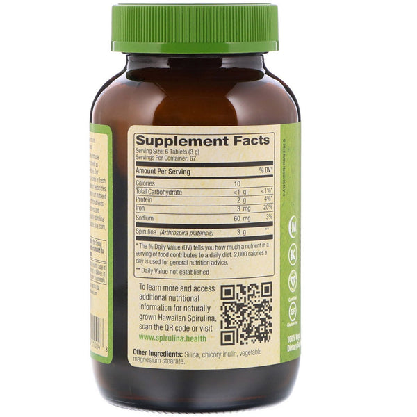 Nutrex Hawaii, Pure Hawaiian Spirulina, 500 mg, 400 Tablets - The Supplement Shop