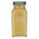 Simply Organic, Mustard, 3.07 oz (87 g) - The Supplement Shop