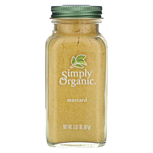 Simply Organic, Mustard, 3.07 oz (87 g) - The Supplement Shop