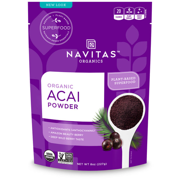 Navitas Organics, Organic Acai Powder, 8 oz (227 g) - The Supplement Shop