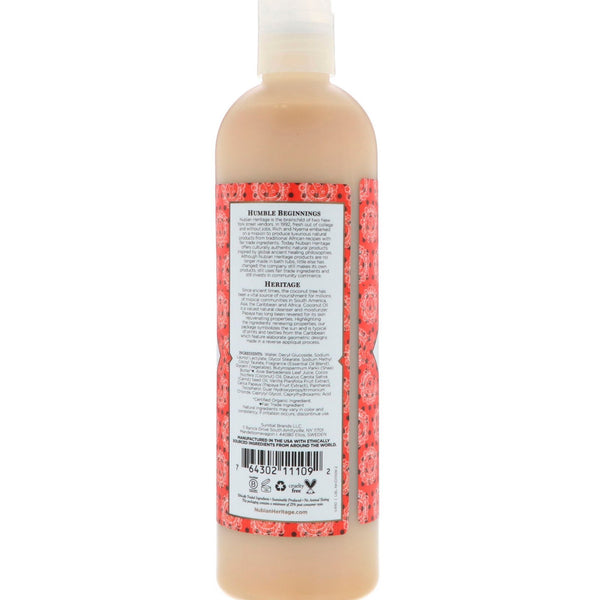 Nubian Heritage, Body Wash, Coconut & Papaya, 13 fl oz (384 ml) - The Supplement Shop
