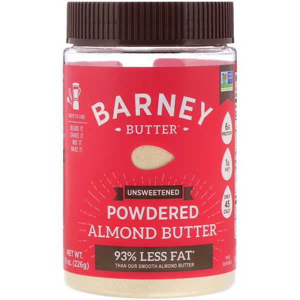 Barney Butter, Powdered Almond Butter, Unsweetened, 8 oz (226 g) - The Supplement Shop