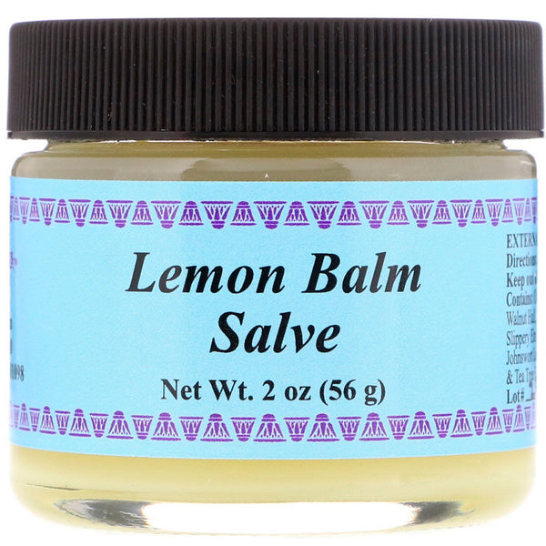 WiseWays Herbals, Lemon Balm Salve, 2 oz (56 g) - The Supplement Shop