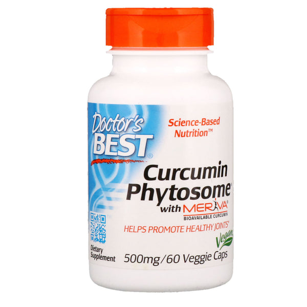 Doctor's Best, Curcumin Phytosome with Meriva, 500 mg, 60 Veggie Caps - The Supplement Shop