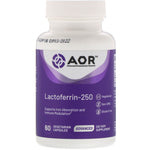 Advanced Orthomolecular Research AOR, Lactoferrin-250, 60 Vegetarian Capsules - The Supplement Shop