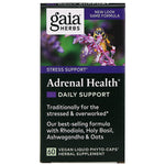 Gaia Herbs, Adrenal Health, Daily Support , 60 Vegan Liquid Phyto-Caps - The Supplement Shop