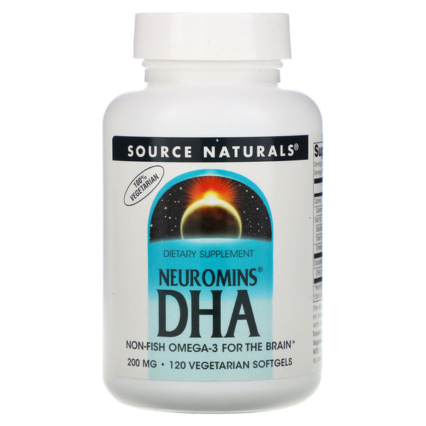 Source Naturals, Neuromins DHA, 200 mg, 120 Vegetarian Softgels - The Supplement Shop