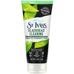 St. Ives, Green Tea & Bamboo Scrub, Blackhead Clearing, 6 oz (170 g) - The Supplement Shop