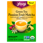 Yogi Tea, Green Tea, Passion Fruit Matcha, 16 Tea Bags, 1.12 oz (32 g) - The Supplement Shop