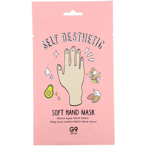 G9skin, Self Aesthetic, Soft Hand Mask, 5 Masks, 0.33 fl oz (10 ml) - The Supplement Shop