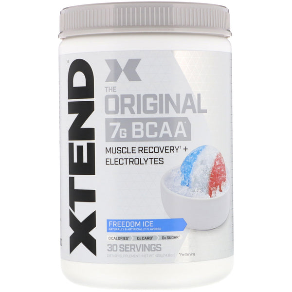 Scivation, Xtend, The Original 7G BCAA, Freedom Ice, 14.8 oz (420 g) - The Supplement Shop